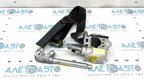 Centură de siguranță șofer cu tensionator și acționare pentru Subaru Forester 19-24 SK, neagră, cu funingine, curățabilă chimic, zăvor oxidat
