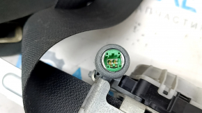 Centură de siguranță șofer cu tensionator și acționare pentru Subaru Forester 19-24 SK, neagră, cu funingine, curățabilă chimic, zăvor oxidat