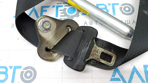Centură de siguranță șofer cu tensionator și acționare pentru Subaru Forester 19-24 SK, neagră, cu funingine, curățabilă chimic, zăvor oxidat