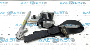Centură de siguranță pasager cu tensionator și acționare pentru Subaru Forester 19-22 SK, neagră, cu funingine, curățabilă chimic, zăvor oxidat