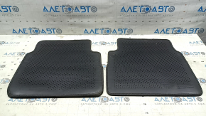 Set covorașe, material textil, Hyundai Sonata 11-15, negre, curățabile chimic