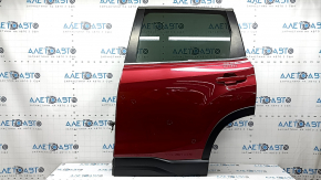 Дверь в сборе задняя левая Subaru Forester 19-24 SK тонировка, красный M1Y, тычки