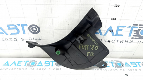Ornament stâlp față stânga jos Subaru Forester 19-24 SK negru, zgârieturi, plastic alb