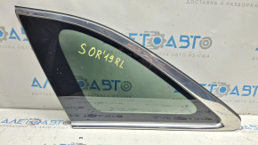 Lunetă stânga spate, geam orb, Kia Sorento 16-20, cromat, zgârieturi pe bordură, lovitură