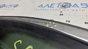 Lunetă stânga spate, geam orb, Kia Sorento 16-20, cromat, zgârieturi pe bordură, lovitură