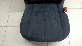 Scaun pasager Nissan Murano z52 19-24 fără airbag, mecanic, velur negru, cusături albe