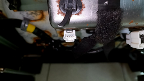 Scaun pasager Nissan Murano z52 19-24 fără airbag, mecanic, velur negru, cusături albe