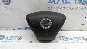 Подушка безопасности airbag в руль водительская Nissan Murano z52 15-23 черная, ржавый пиропатрон