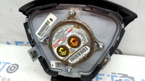Подушка безопасности airbag в руль водительская Nissan Murano z52 15-23 черная, ржавый пиропатрон