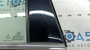 Ansamblu ușă spate dreapta Ford Fusion mk5 17-20 alb YZ, două cromuri, mâner cromat, denivelări, zgârieturi pe garnituri