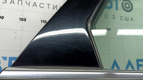 Ansamblu ușă spate dreapta Ford Fusion mk5 17-20 alb YZ, două cromuri, mâner cromat, denivelări, zgârieturi pe garnituri
