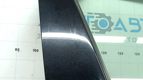 Ansamblu ușă față dreapta Ford Fusion mk5 13-20 hibrid, YZ alb, două mulaje cromate, mâner fără cheie cromat, denivelare, îndoire, zgârieturi pe ornament