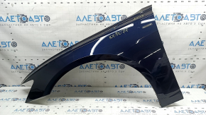 Aripă față stânga Audi A6 C8 19-25 aluminiu, albastru LX5B