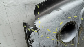 Protecție bara față Hyundai Sonata 11-15 hibrid tip 1, fără fragmente, crăpături