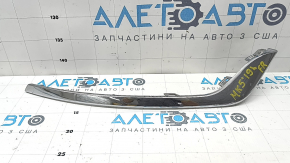 Молдинг переднего бампера правый Ford Fusion mk5 19-20 хром, песок