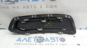 Накладка губы заднего бампера левая Audi A6 C8 19-23 с молдингом, хром, S-line