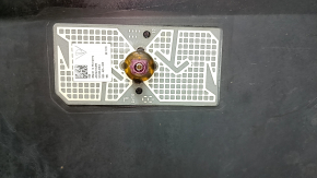 Bara spate neaderentă Audi A6 C8 19-25 pentru senzori de parcare fără asistență la parcare, cu antenă, fără mufă cârlig de remorcare, albastră, zgârieturi, ciobiri, presate, rupturi