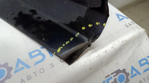 Bara spate neaderentă Audi A6 C8 19-25 pentru senzori de parcare fără asistență la parcare, cu antenă, fără mufă cârlig de remorcare, albastră, zgârieturi, ciobiri, presate, rupturi