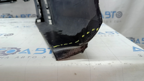Bara spate neaderentă Audi A6 C8 19-25 pentru senzori de parcare fără asistență la parcare, cu antenă, fără mufă cârlig de remorcare, albastră, zgârieturi, ciobiri, presate, rupturi