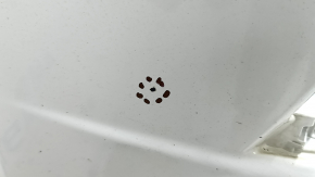 Bara față neagră Ford Fusion mk5 19-20 fără senzori de parcare și cârlig de remorcare, albă, zgârieturi, lovituri, găuri nestandard