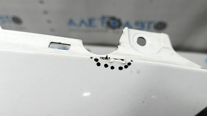 Bara față neagră Ford Fusion mk5 19-20 fără senzori de parcare și cârlig de remorcare, albă, zgârieturi, lovituri, găuri nestandard