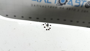 Bara față neagră Ford Fusion mk5 19-20 fără senzori de parcare și cârlig de remorcare, albă, zgârieturi, lovituri, găuri nestandard