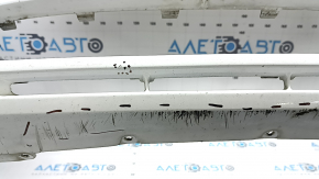 Bara față neagră Ford Fusion mk5 19-20 fără senzori de parcare și cârlig de remorcare, albă, zgârieturi, lovituri, găuri nestandard