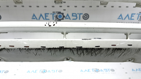 Bara față neagră Ford Fusion mk5 19-20 fără senzori de parcare și cârlig de remorcare, albă, zgârieturi, lovituri, găuri nestandard