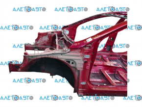 Sfert stânga față Hyundai Sonata 11-15 RER roșu, pe caroserie