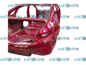 Aripă spate dreapta Hyundai Sonata 11-15 roșu RER, pe caroserie