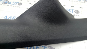 Ornament prag interior spate stânga Audi A6 C8 19-25 negru, zgârieturi