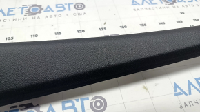 Ornament prag interior spate stânga Audi A6 C8 19-25 negru, zgârieturi