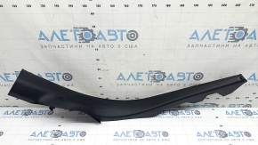Ornament prag interior spate dreapta Audi A6 C8 19-25 negru, zgârieturi