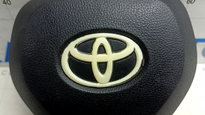Airbag în volanul șoferului pentru Toyota Rav4 19-25, negru, ornamente cromate