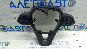 Кнопки управления на руле Toyota Rav4 19-23 без подогрева руля, черная накладка, царапина