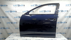 Дверь голая передняя левая Audi A6 C8 19-21 синий LX5B