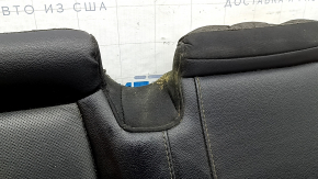 Подушка заднего ряда сидений Ford Fusion mk5 17-20 кожа черная, перфорация, Titanium, под химчистку