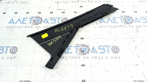 Ornament ușă spate stânga Audi A6 C8 19-25, negru lucios, zgârieturi