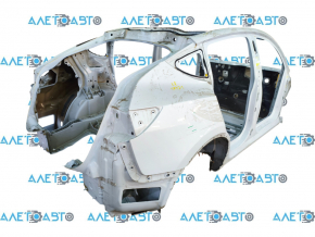 Aripă spate dreapta, din PPSW alb, pentru Tesla Model Y 20-25, lonjeron turnat, pe caroserie