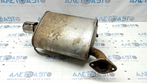 Tobă de eșapament spate cu țeavă Subaru Forester 19-24 SK cu vârf, ruginită