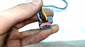 Ansamblu oglindă retrovizoare dreapta Audi A6 C8 19-25 15 pini, semnalizare, încălzită, reglare automată a intensității luminii, rabatare automată, BSM, albastră, uzată