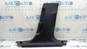 Ornament stâlp central dreapta jos Audi A6 C8 19-25 negru, zgârieturi
