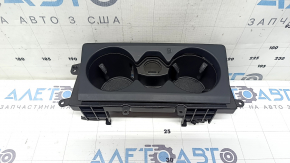 Suporturi de pahare pentru consola centrală a Audi A6 C8 19-25, negre, zgârieturi