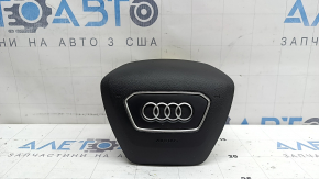 Подушка безопасности airbag в руль водительская Audi A6 C8 19-25 черная, потерта