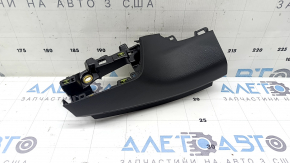 Накладка передней панели левая Audi A6 C8 19-25 черная, с накладками, с подсветкой