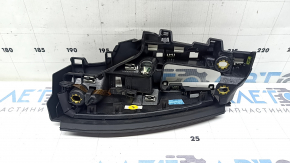 Ornament panou frontal stânga pentru Audi A6 C8 19-24, negru, cu ornamente, cu iluminare din spate