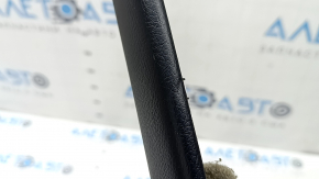 Ornament consolă centrală superioară, partea stângă, Ford Fusion mk5 17-20, piele neagră, zgârieturi