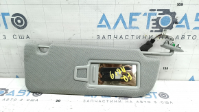 Козырек правый Audi A6 C8 19-23 под подсветку, серый, без крючка
