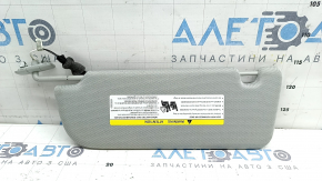 Козырек правый Audi A6 C8 19-23 под подсветку, серый, без крючка