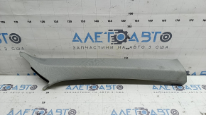 Ornament stâlp față dreapta sus Audi A6 C8 19-23 gri, curățabil chimic